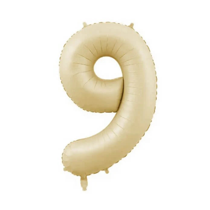 34" Numbers - Beige