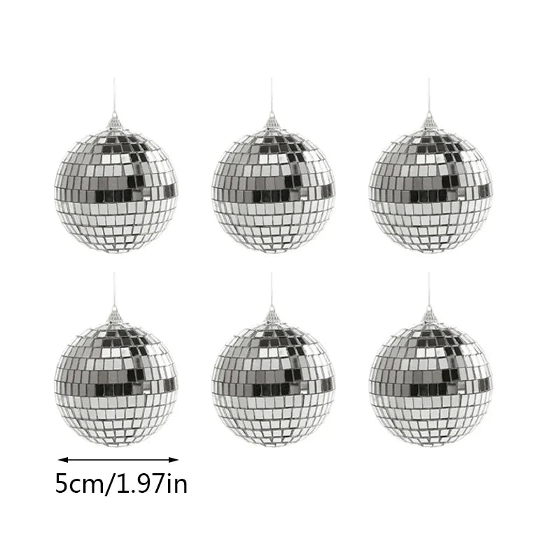 1.9" Mirror Disco Balls Decoration