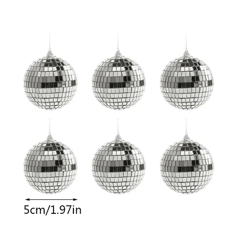 1.9" Mirror Disco Balls Decoration