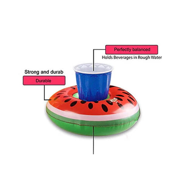 9" Inflatable Cup Holder - Watermelon
