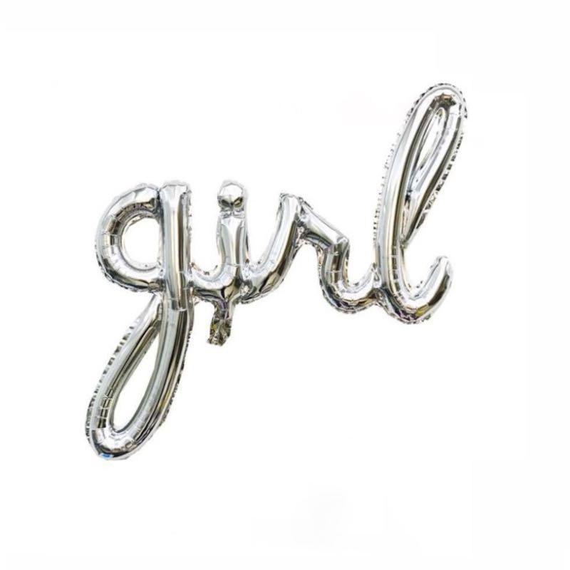 30" Boy/Girl Word Foil Balloon