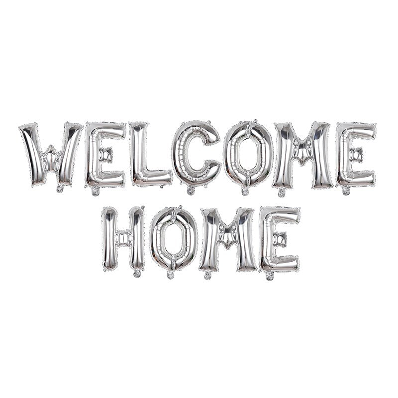 17" Welcome Home Letters Foil Balloon