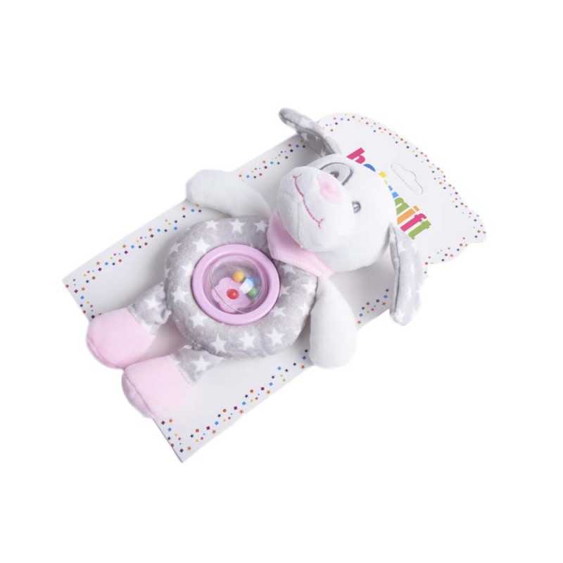 Plush Rattle Puppy Toy