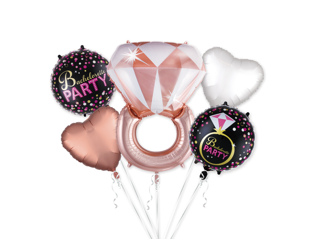 Bachelor Engagement Ring Foil Balloon Set