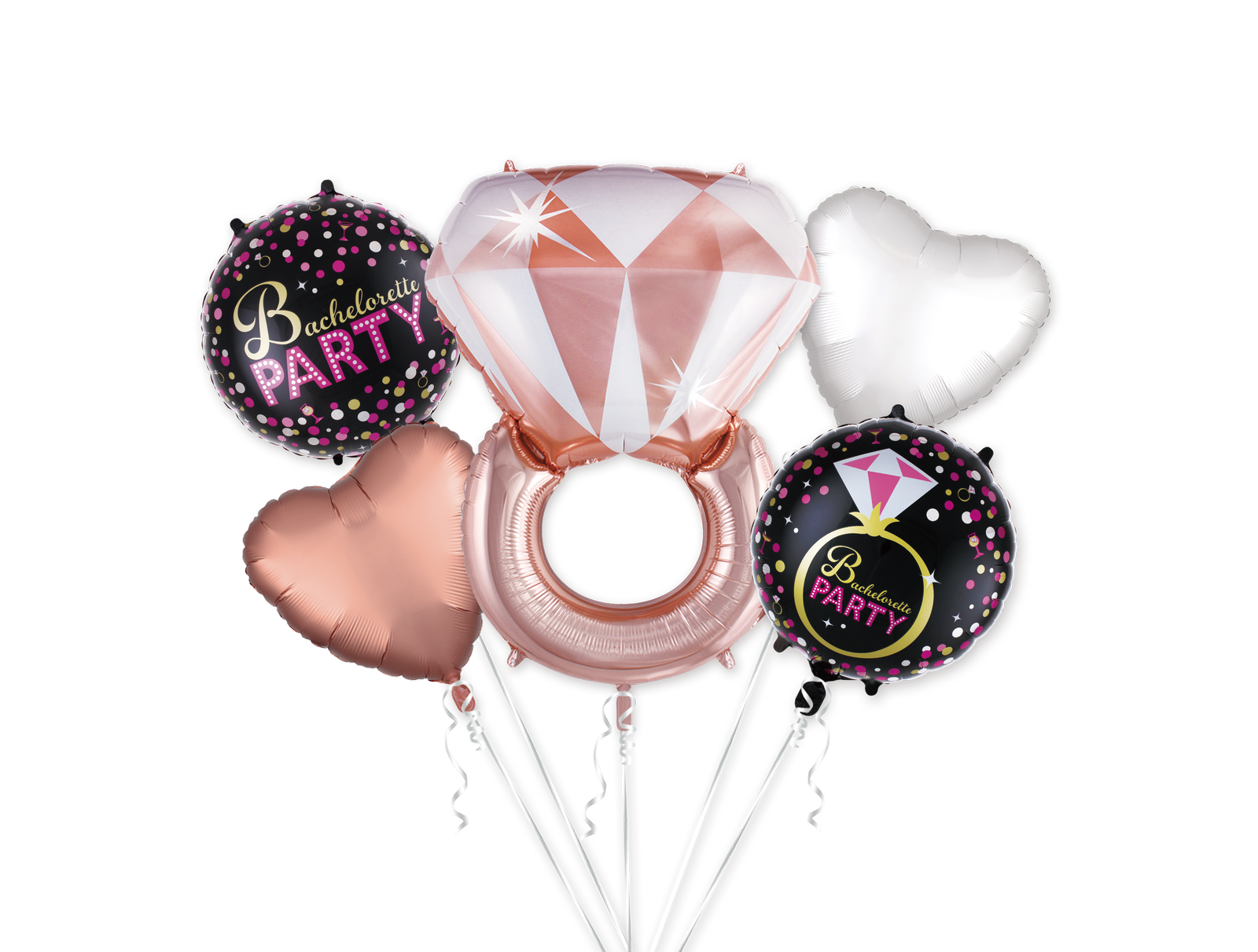 Bachelor Engagement Ring Foil Balloon Set