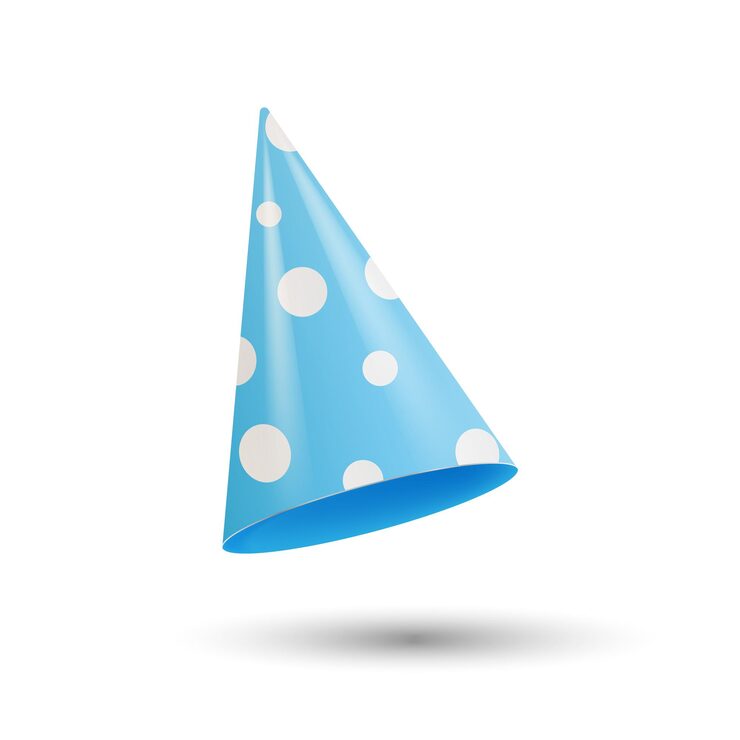 Polka Dot Party Paper Hat
