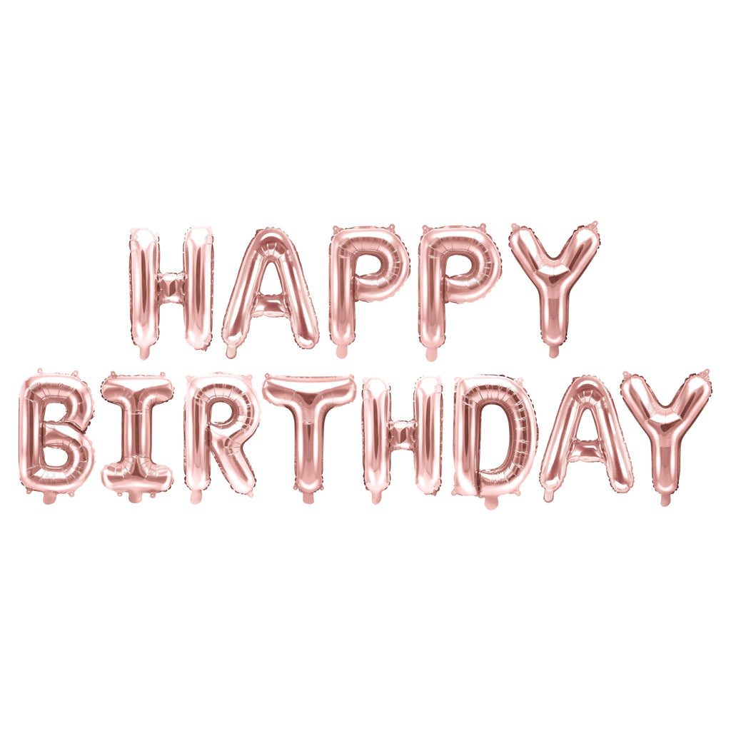 16" Happy Birthday Banner Foil Balloon