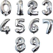 Numbers - Silver