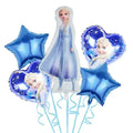 Frozen Theme Foil Balloon - Blue Set