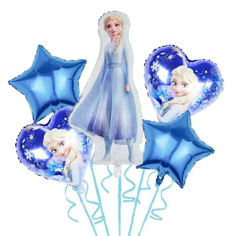 Frozen Theme Foil Balloon - Blue Set
