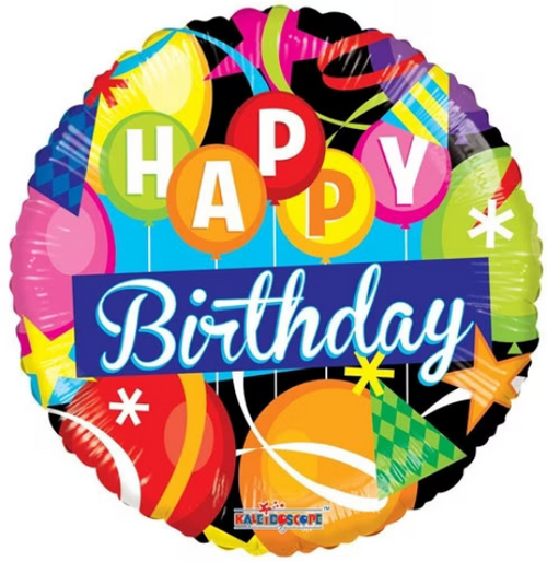 10" Happy Birthday Foil Balloon