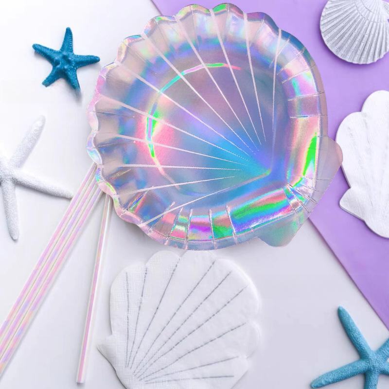 Seashell Birthday Party Tableware Set