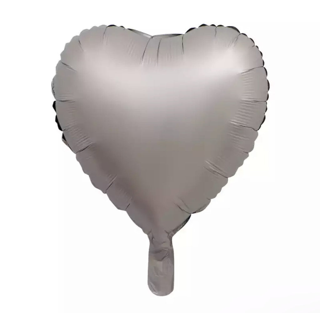 18" Chrome Heart Foil Balloon