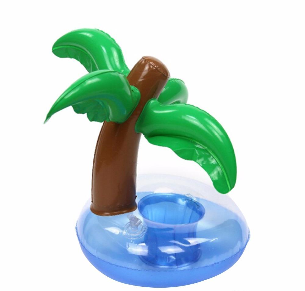 9" Inflatable Cup Holder - Palm Tree