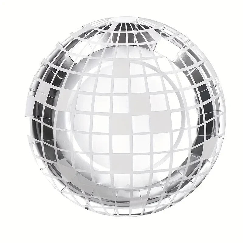 Glittering Disco Theme Party Tableware Set