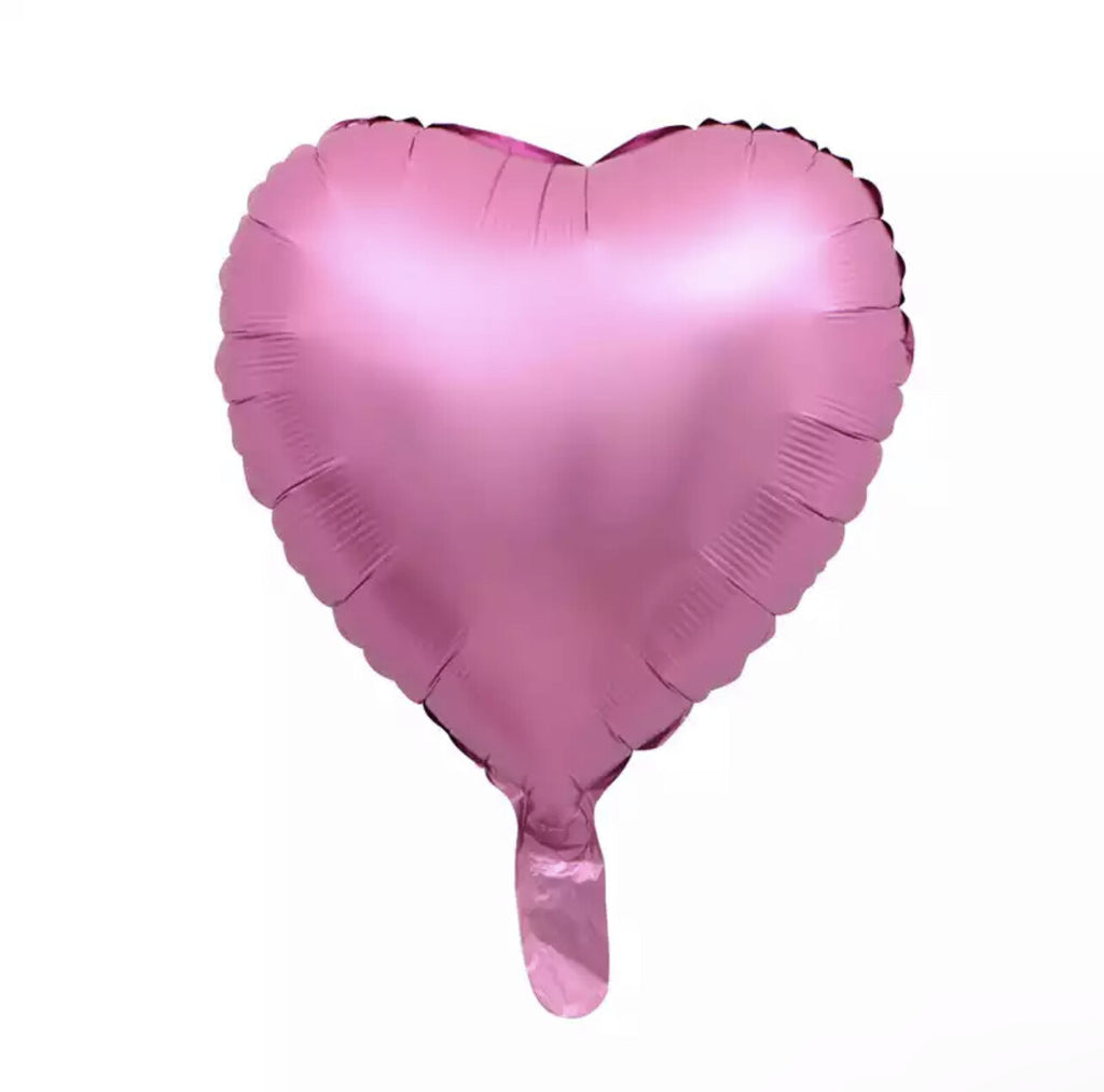 18" Chrome Heart Foil Balloon