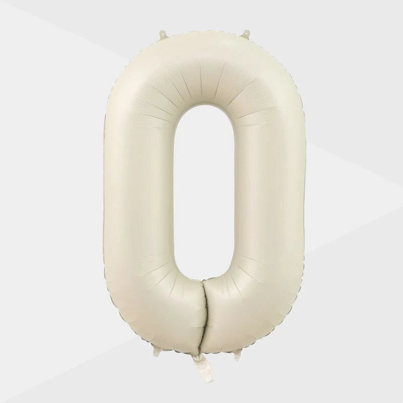 34" Numbers - Off-White