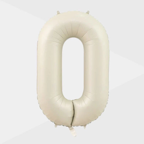 34" Numbers - Off-White