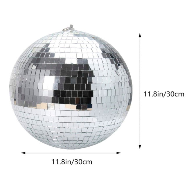 11.8" Mirror Disco Balls Decoration