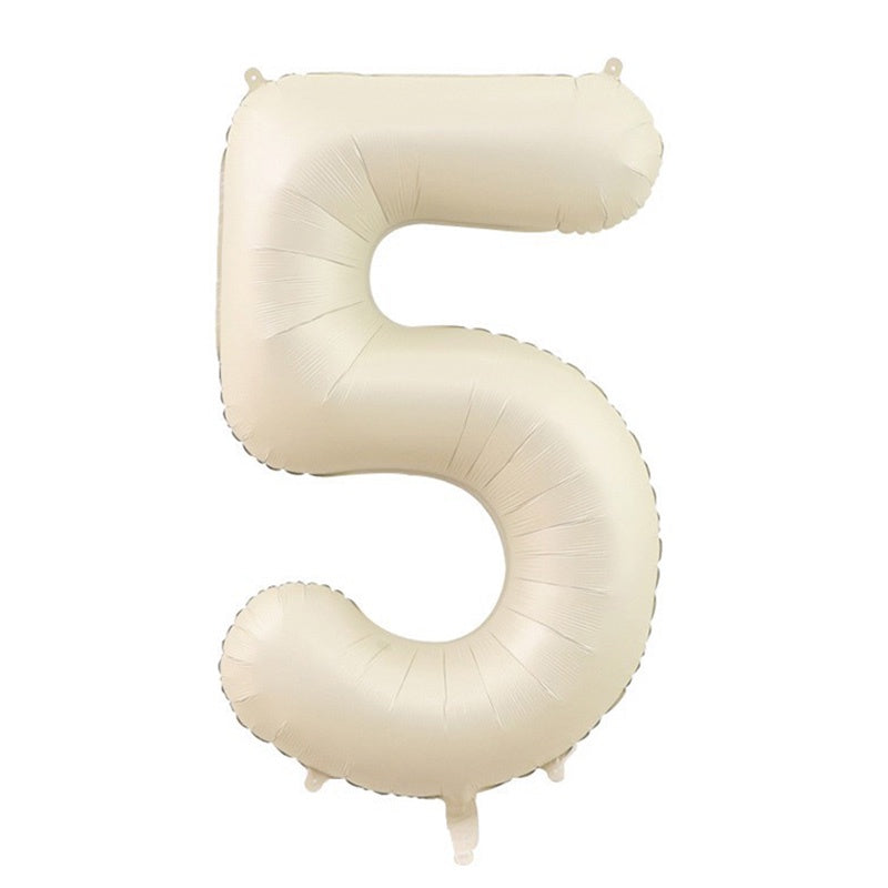 34" Numbers - Off-White