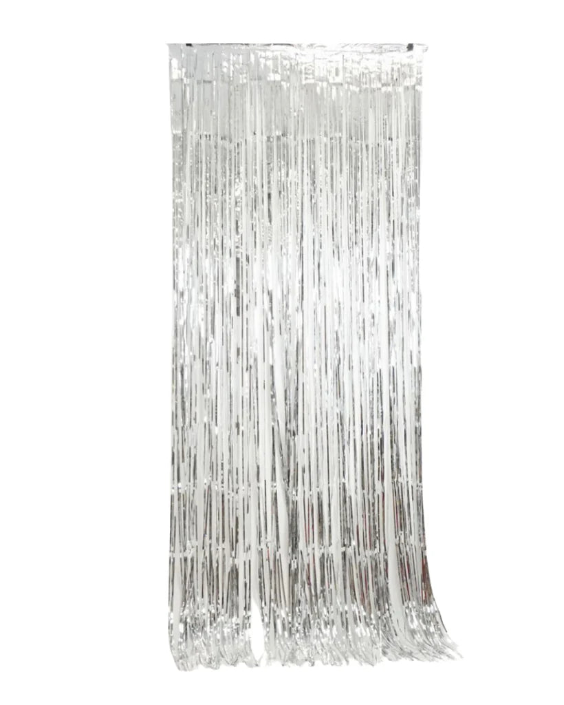 Plaine Foil Fringe Curtain