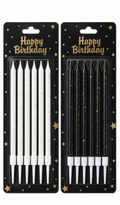 Glitter Birthday Cake Candles 6 Pieces