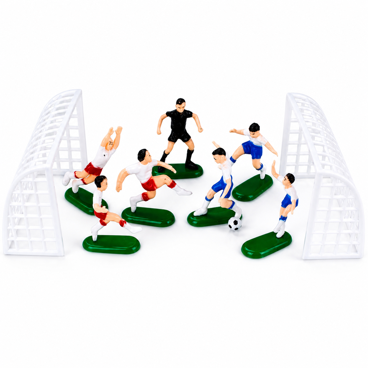 Soccer Cake Toppers 9 Pieces