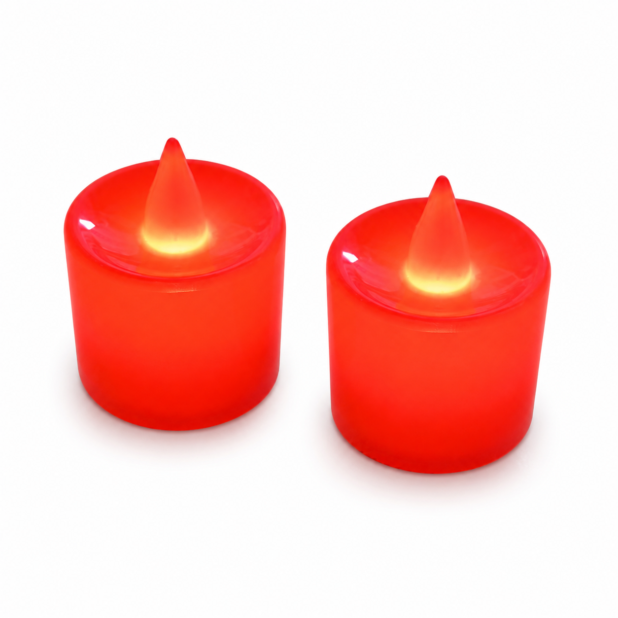 LED Tea-light Candles - Red