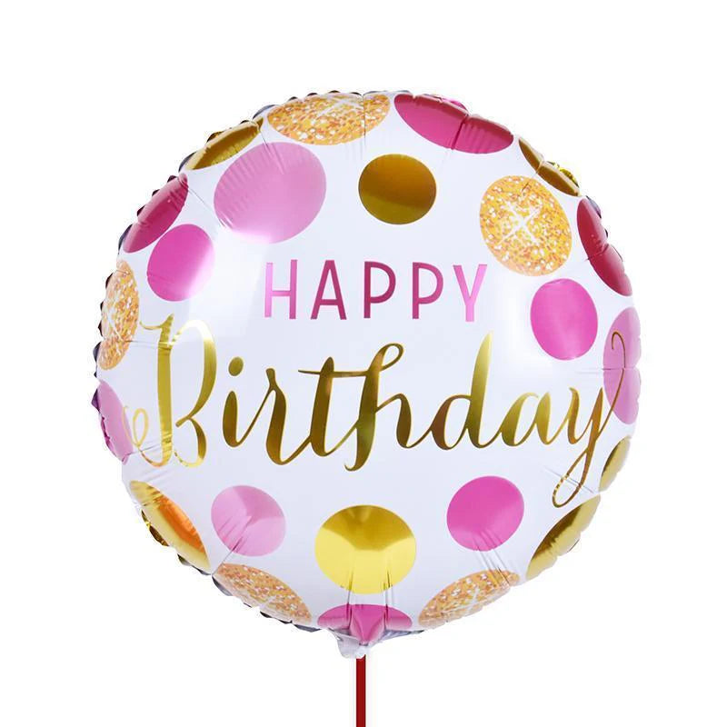 18" Happy Birthday Foil Balloon