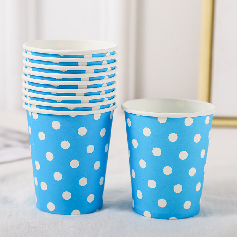 Polka Dot Party Paper Cups