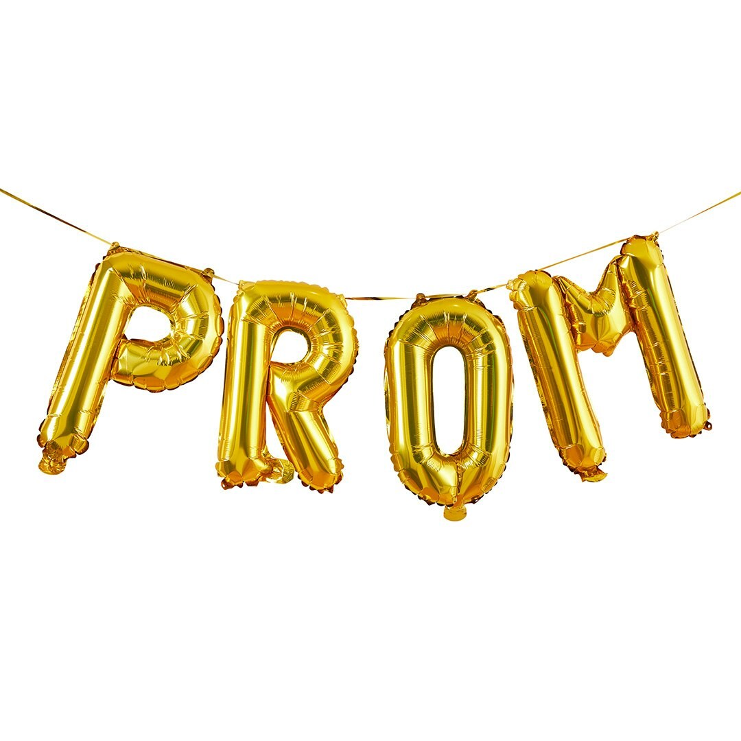 34" Prom (Letters) Foil Balloon