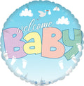 18" Welcome Baby Foil Balloon