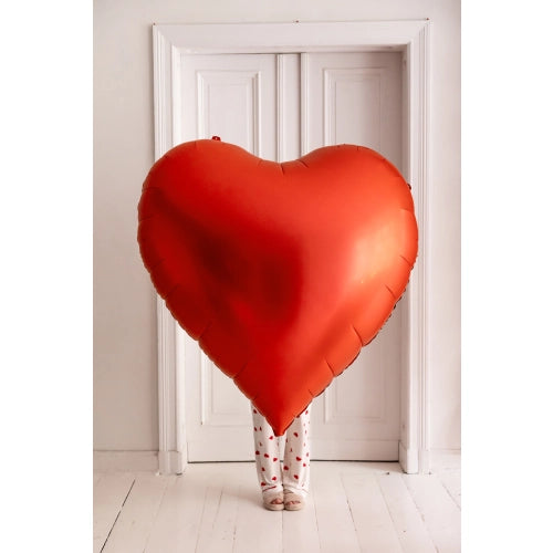62" Heart Shaped Foil Balloon