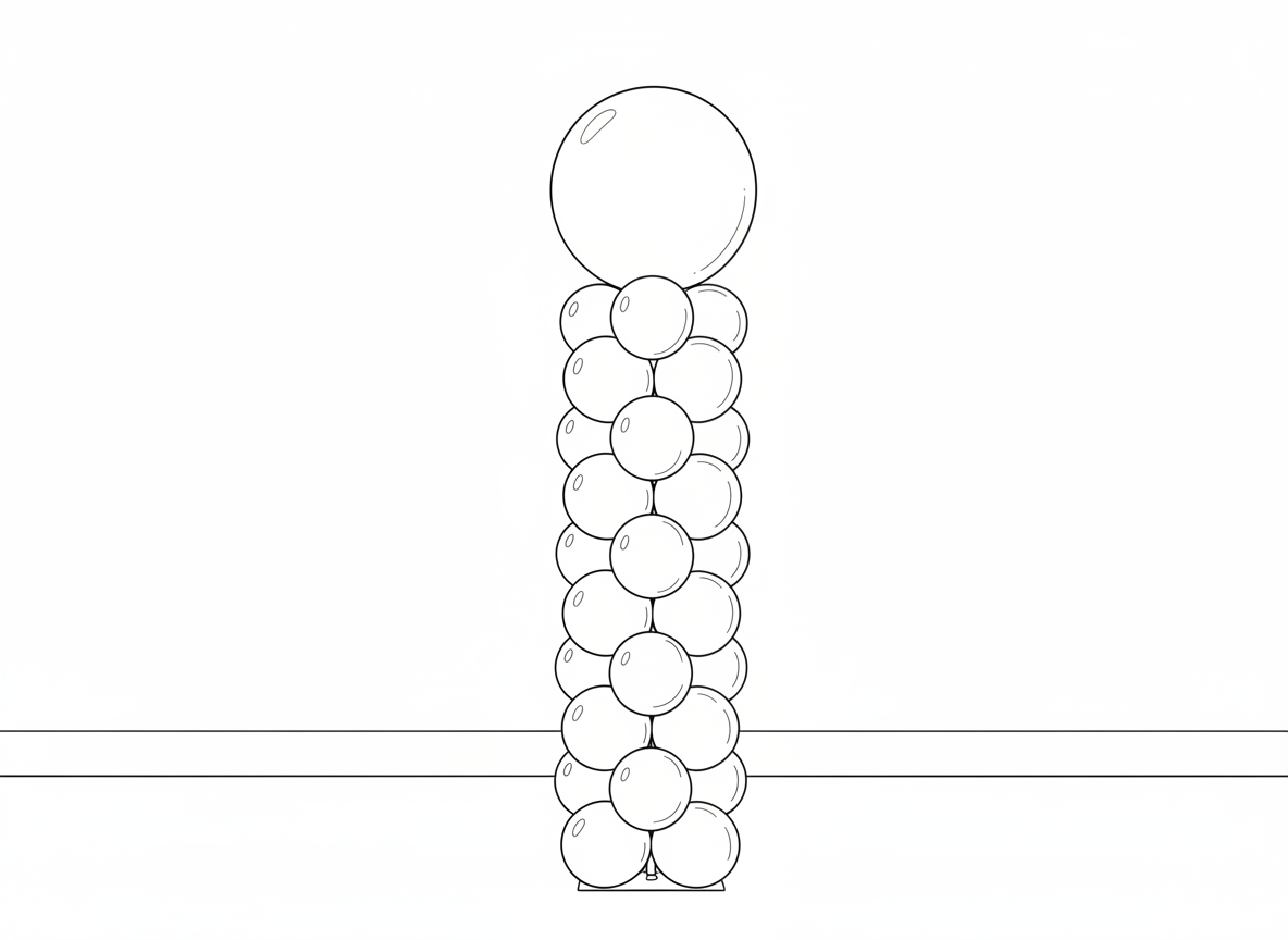 Customized Balloon Columns Design